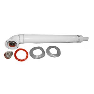 Комплект коаксиального дымохода 60/100 мм White BCSA0482 NAVIEN