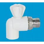 Кран шаровой для радиатора угловой 20х1/2"